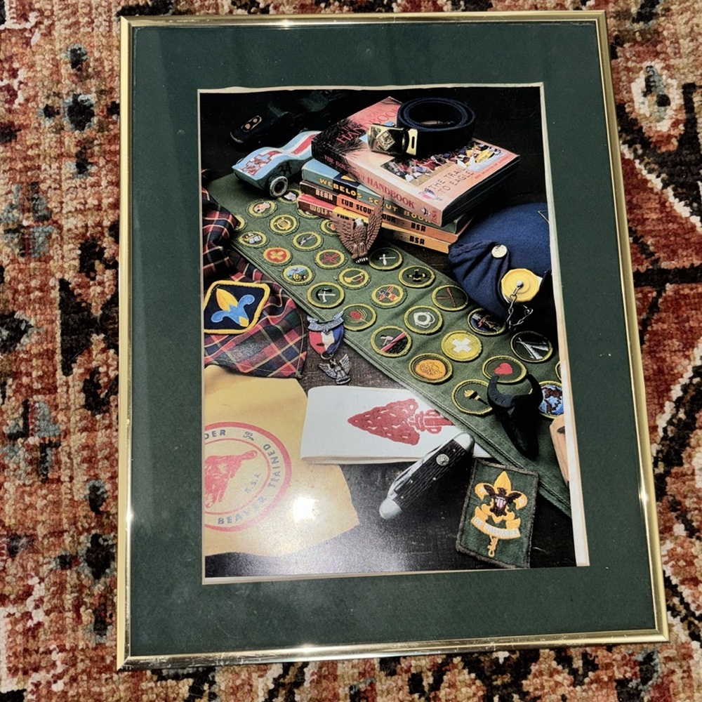 Boy Scouts Photo in Frame